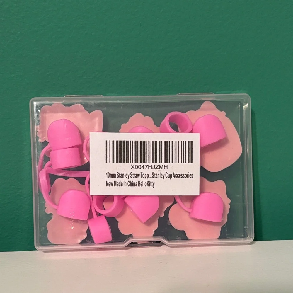 Stanley Pink Straw Toppers